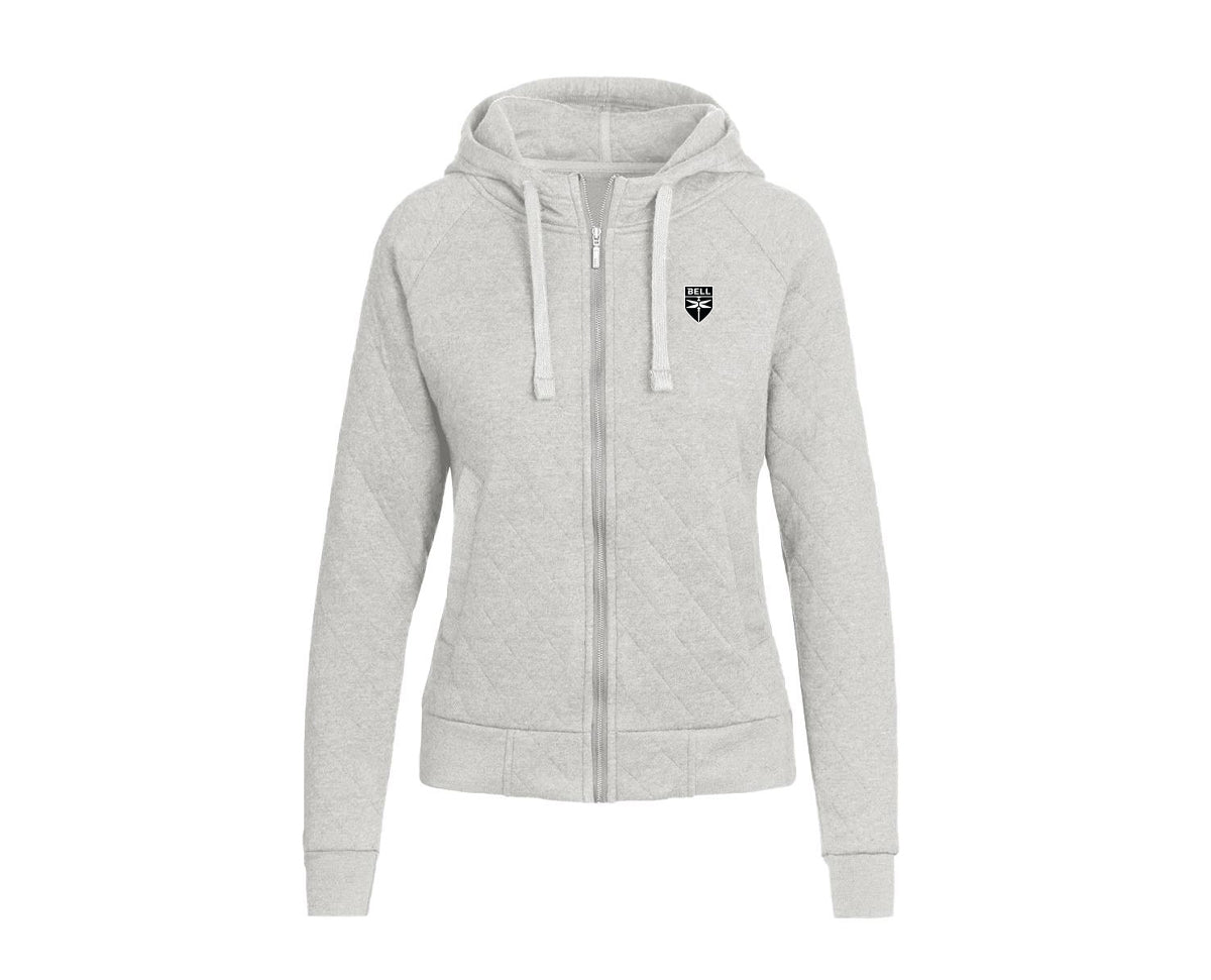 Ladies Quilted Hoodie