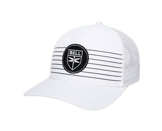 Premium Striped Panel Trucker Hat