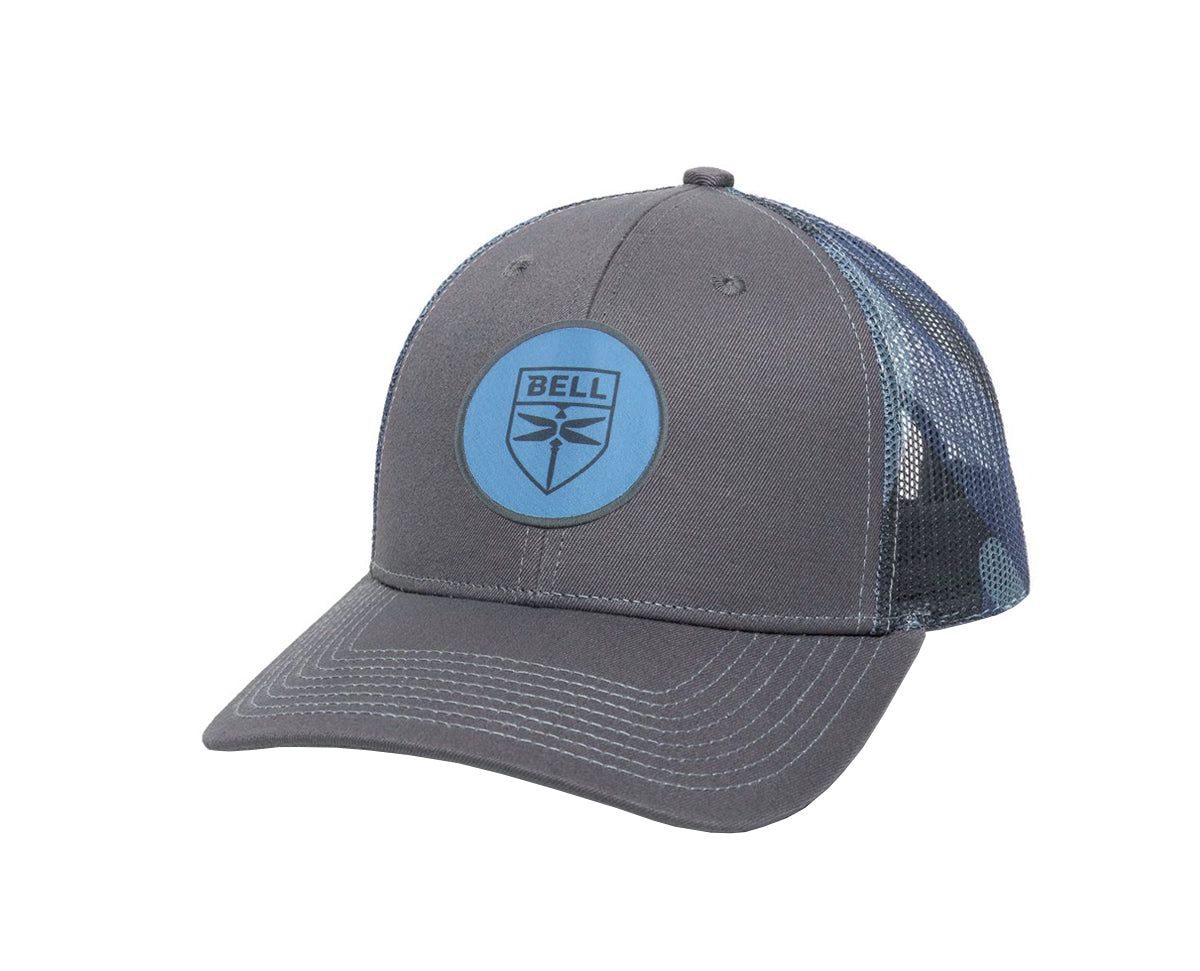 Premium Modern Trucker Hat with Camo Mesh