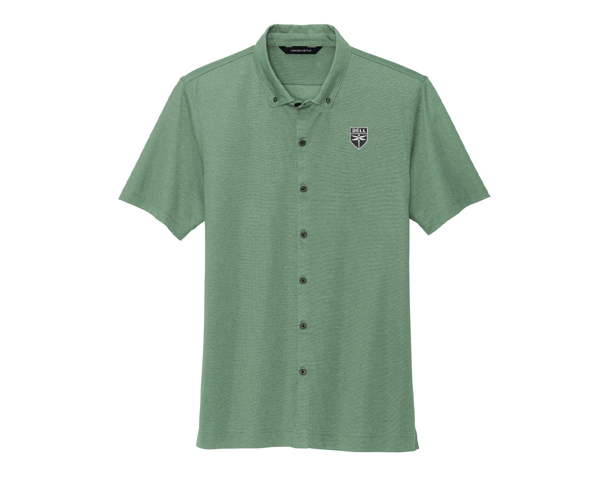 Mens Stretch Pique Polo